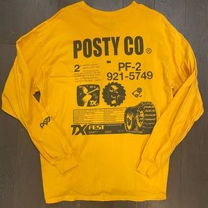 Post Malone 2019 Dallas Posty Fest Long Sleeve Tee